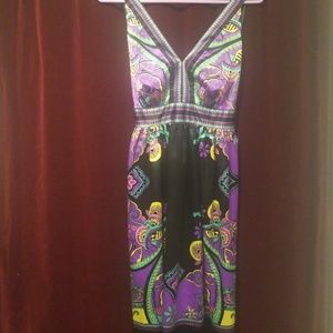 Black dress with a cute pattern